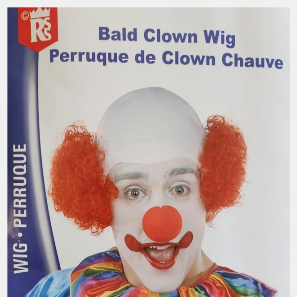 New Bald Clown Wig